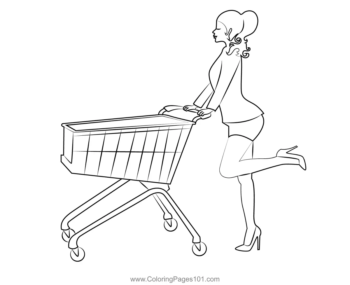 Women Coloring Pages 1