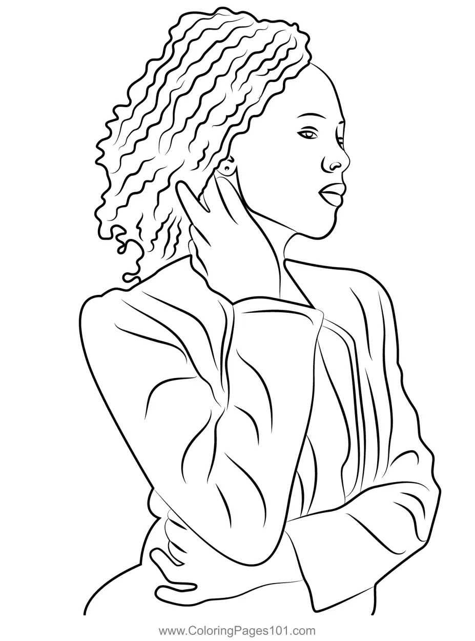 Women Coloring Pages 5