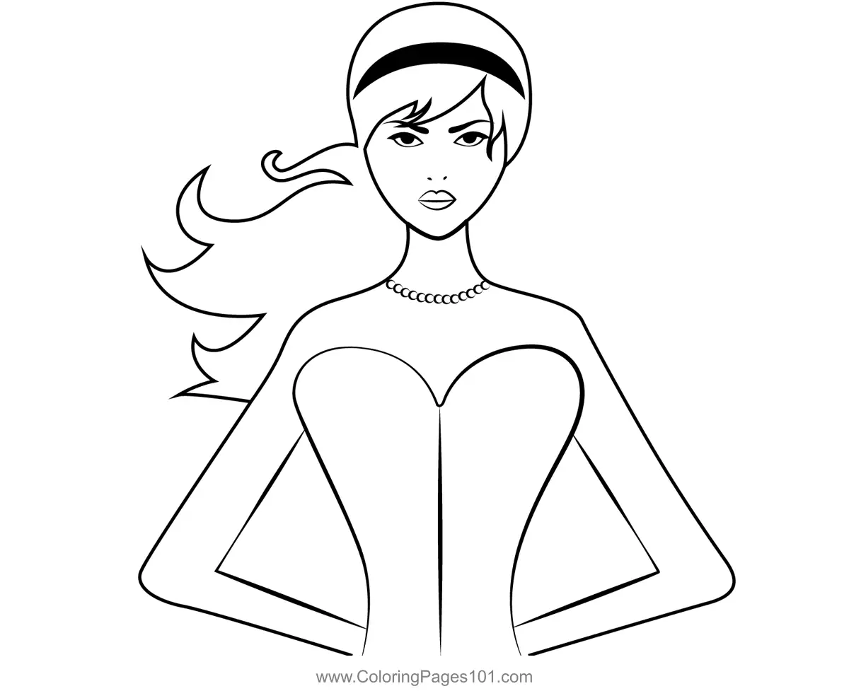 Women Coloring Pages 6