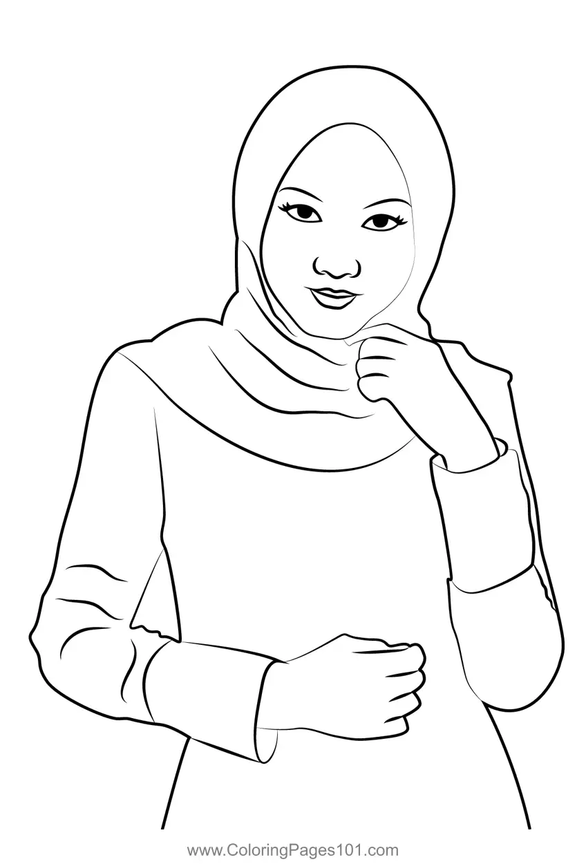 Women Coloring Pages 7