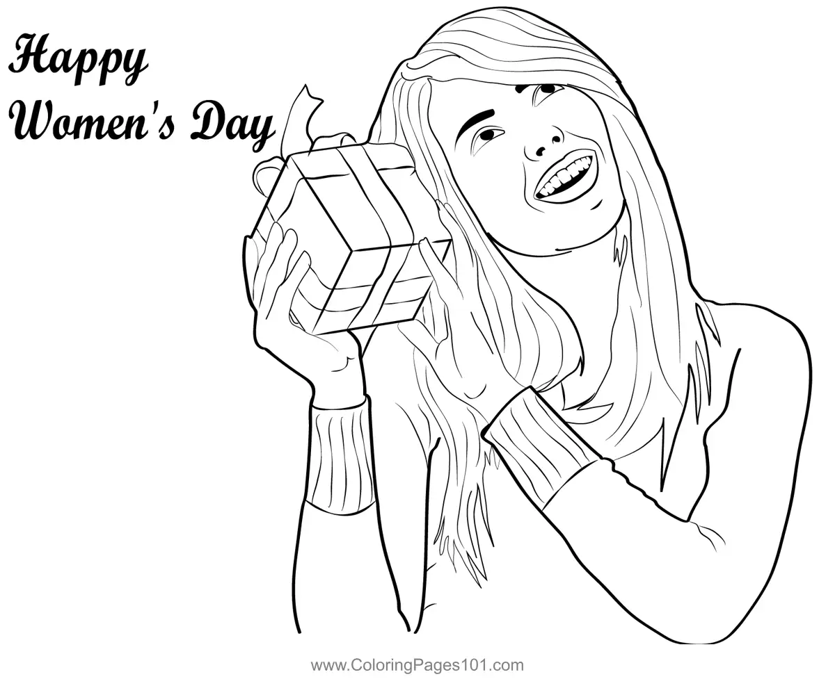 Womens Day Coloring Pages 4