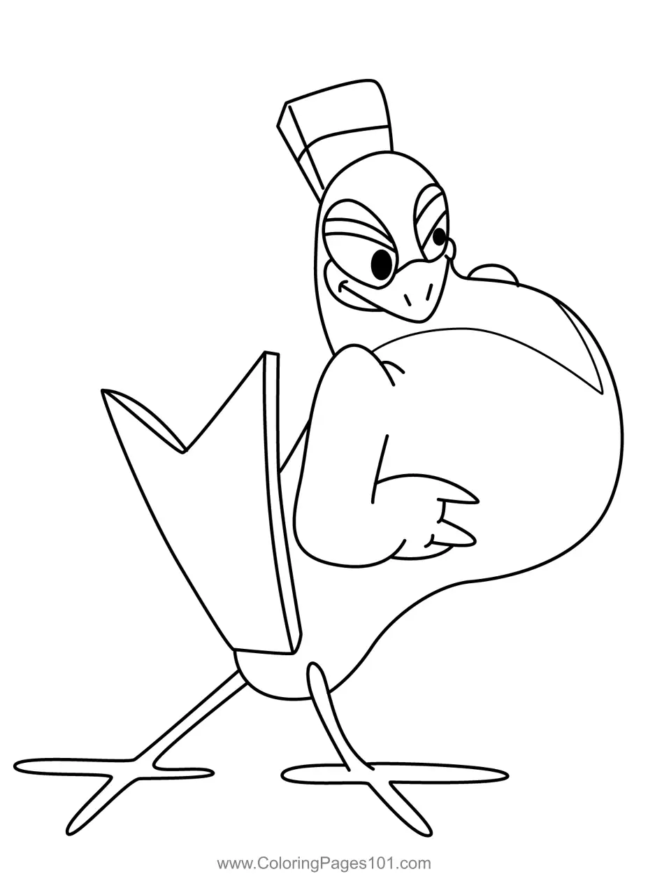 Woody Woodpecker Coloring Pages 7