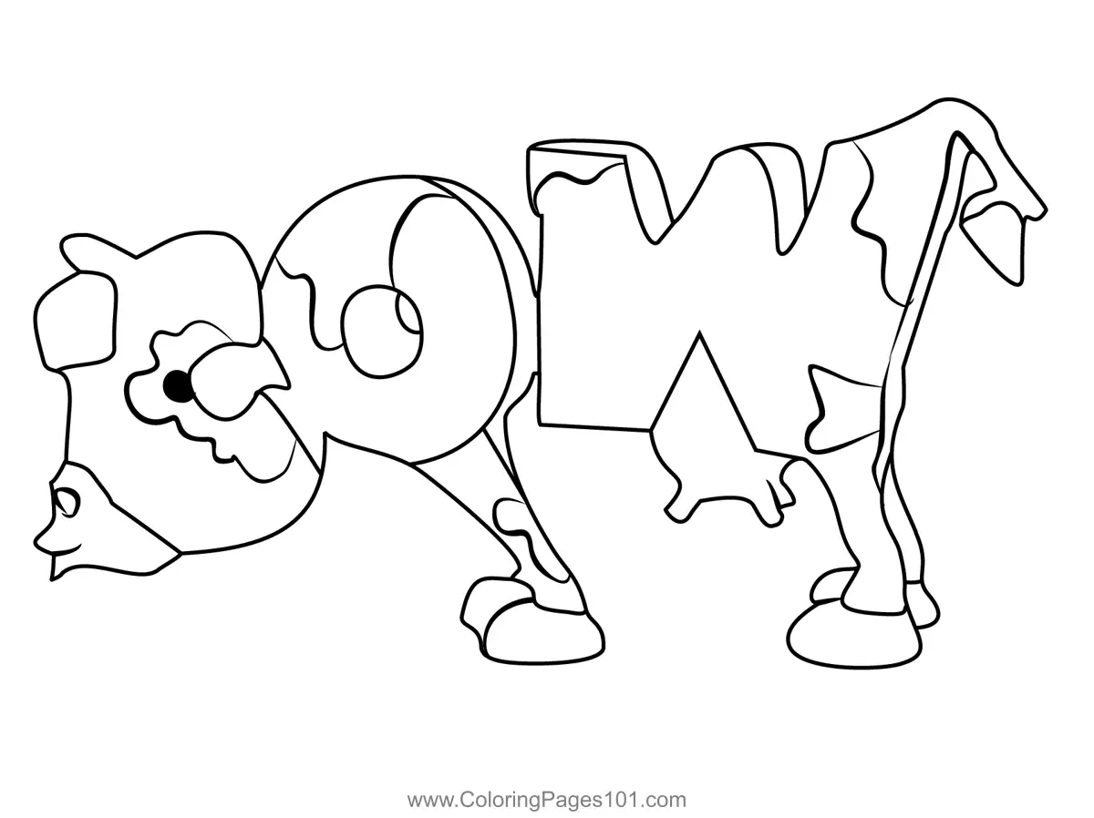WordWorld Coloring Pages 10