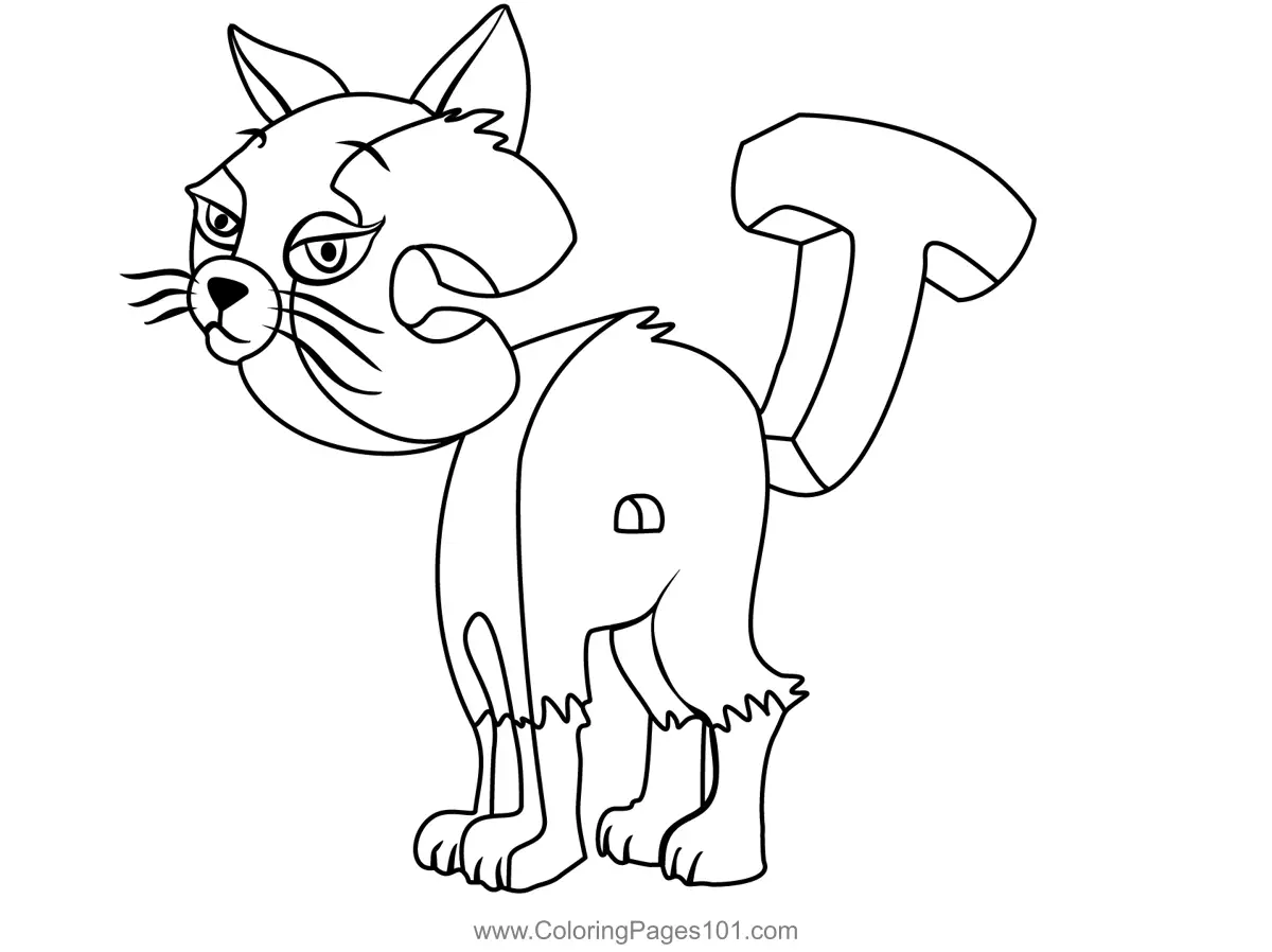 WordWorld Coloring Pages 11