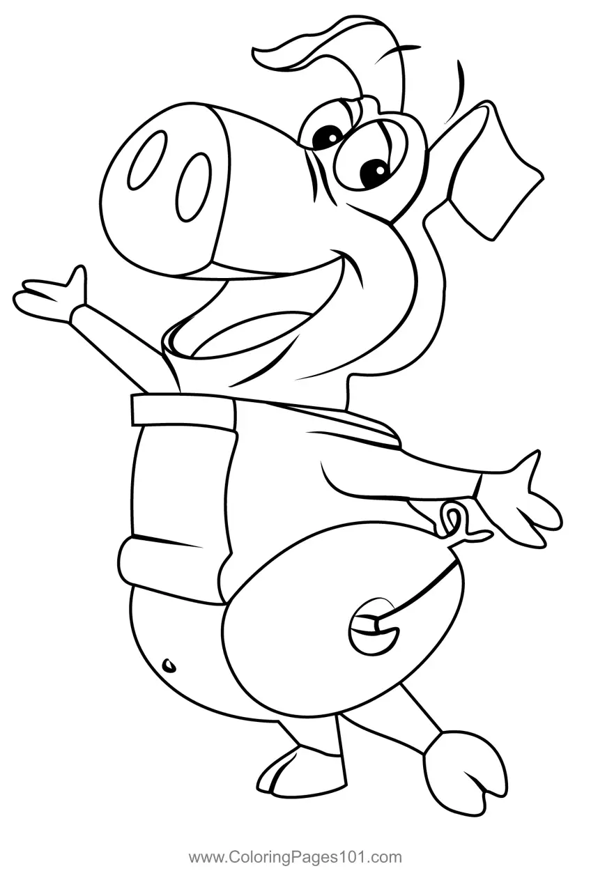 WordWorld Coloring Pages 3