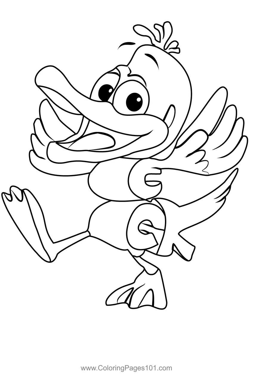 WordWorld Coloring Pages 8
