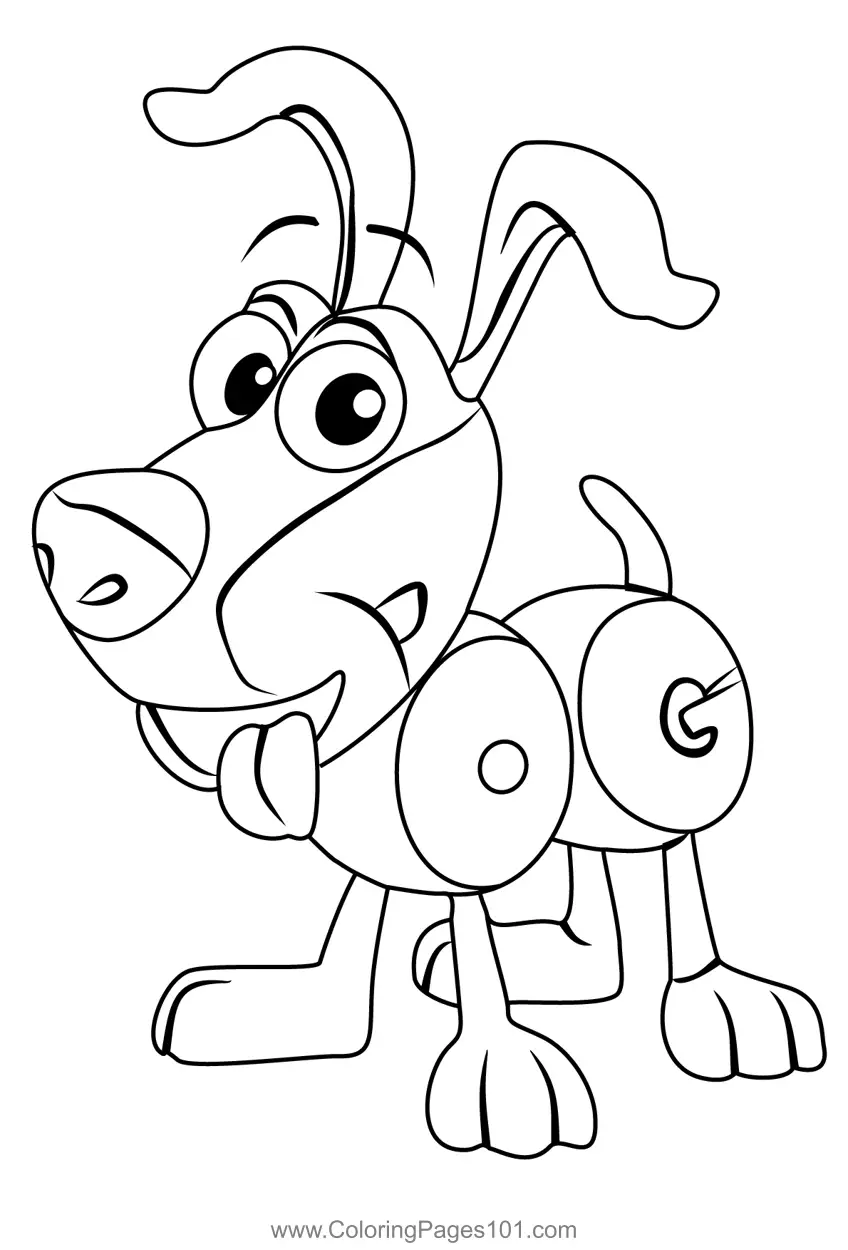 WordWorld Coloring Pages 9