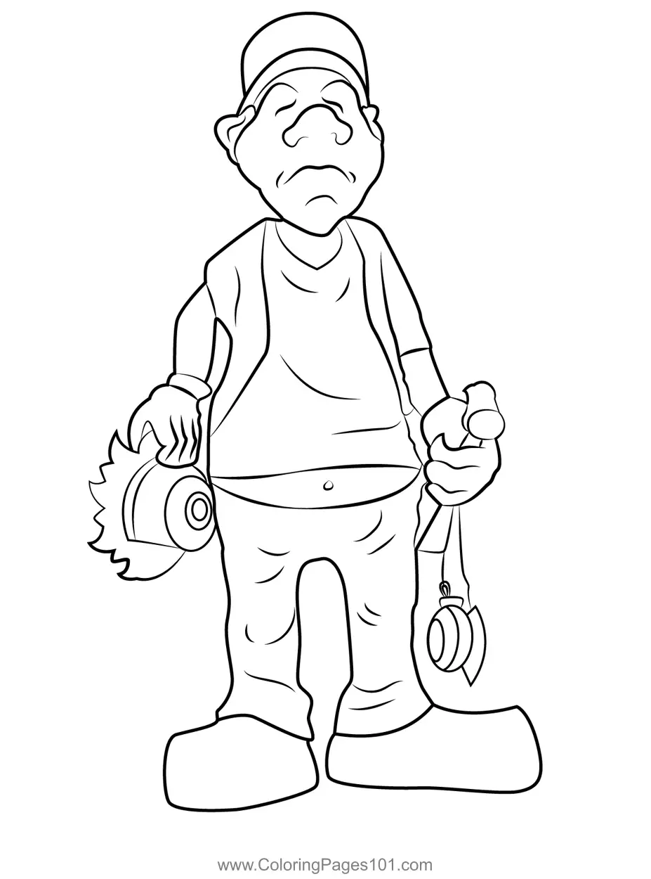 Workers Coloring Pages 9