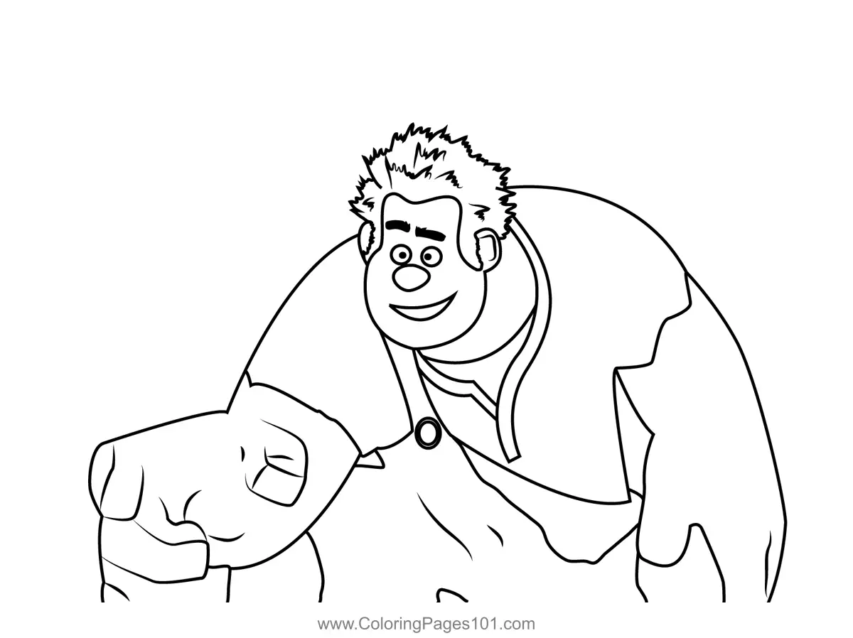 Wreck-It Ralph Coloring Pages 10