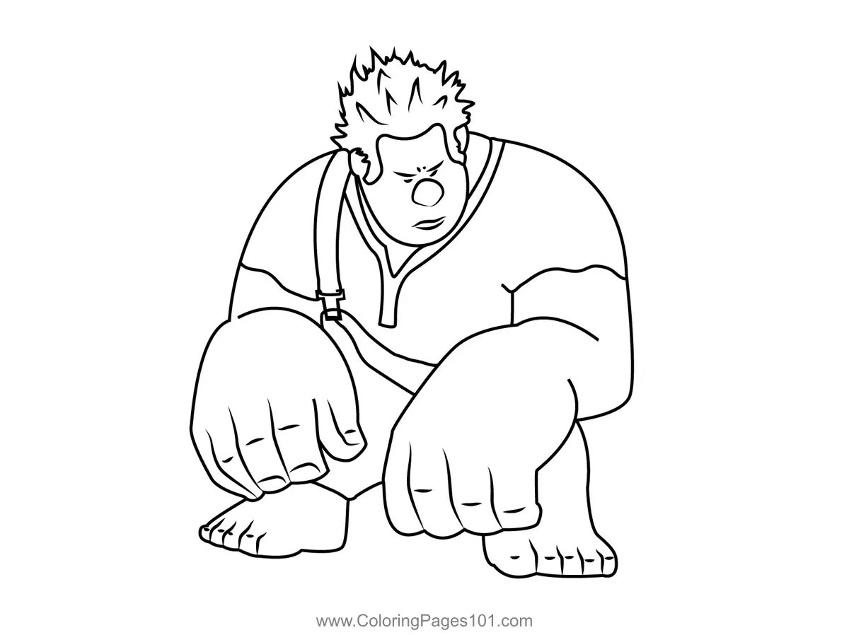 Wreck-It Ralph Coloring Pages 2