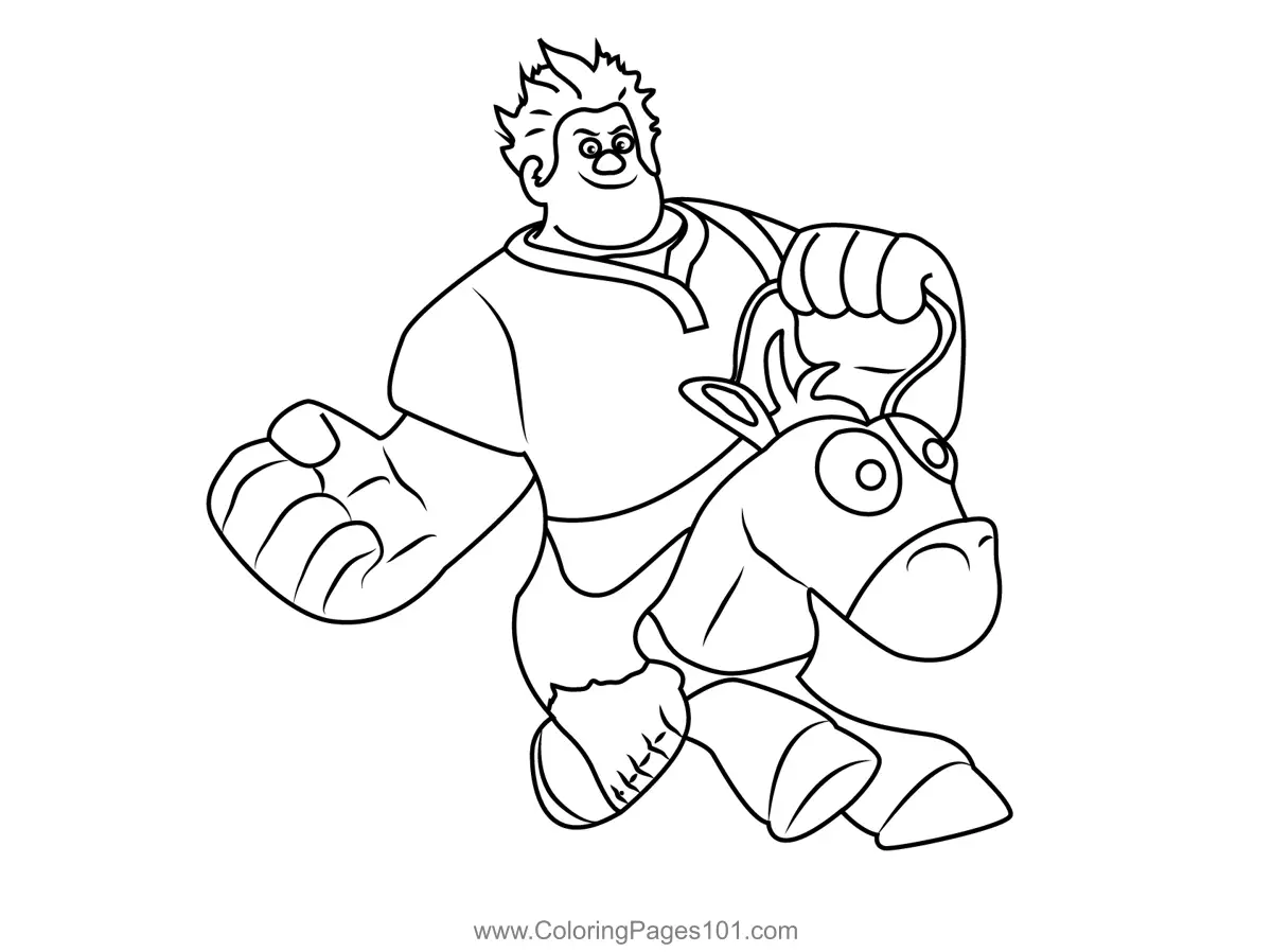 Wreck-It Ralph Coloring Pages 3