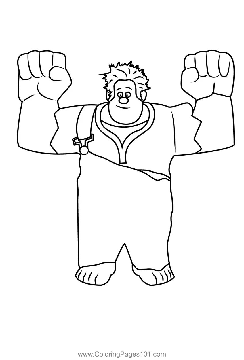 Wreck-It Ralph Coloring Pages 4
