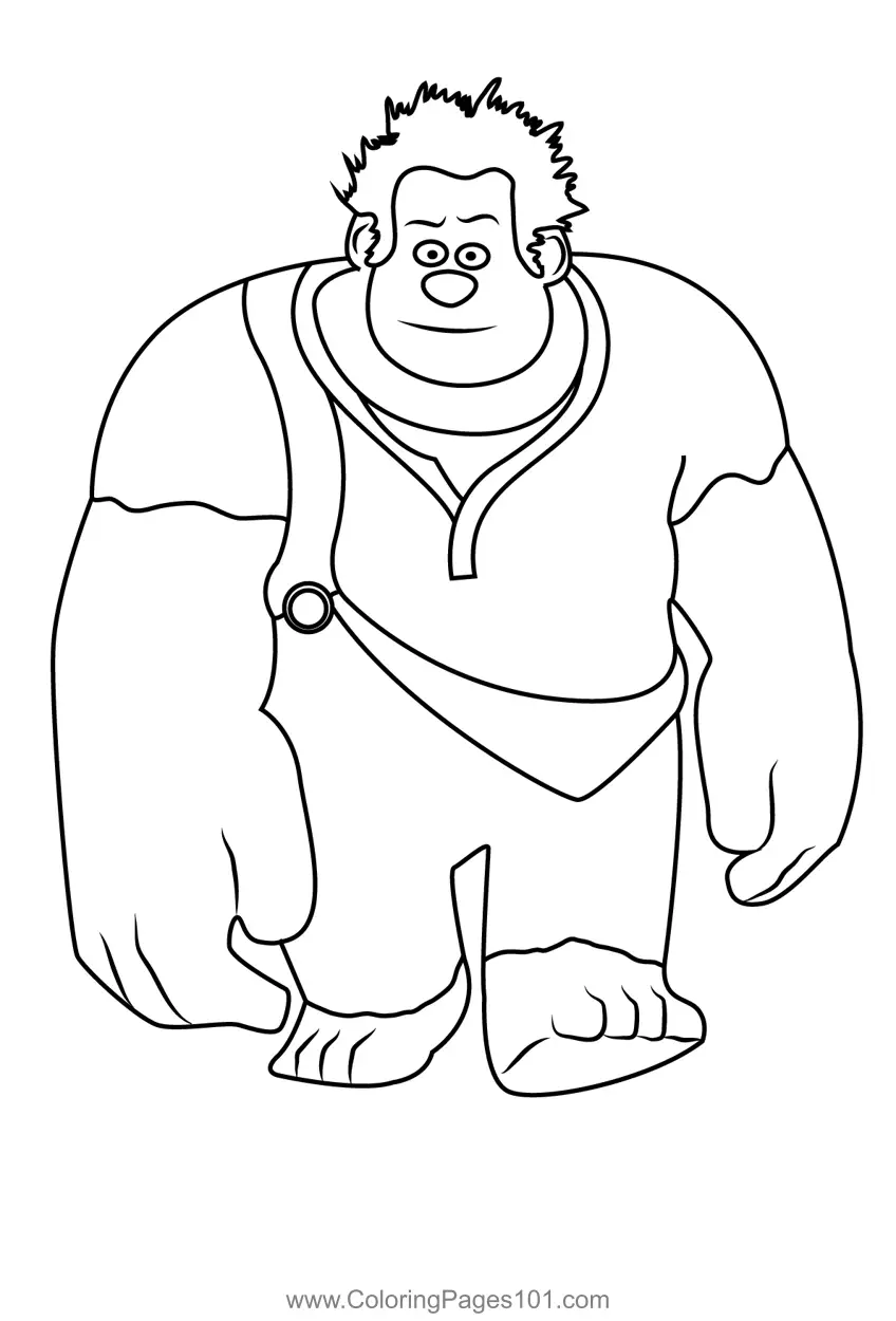 Wreck-It Ralph Coloring Pages 8