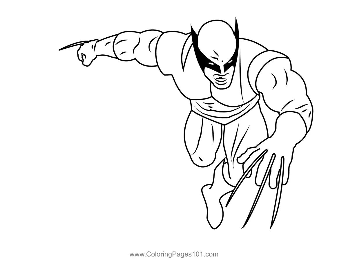 X-Men Coloring Pages 4