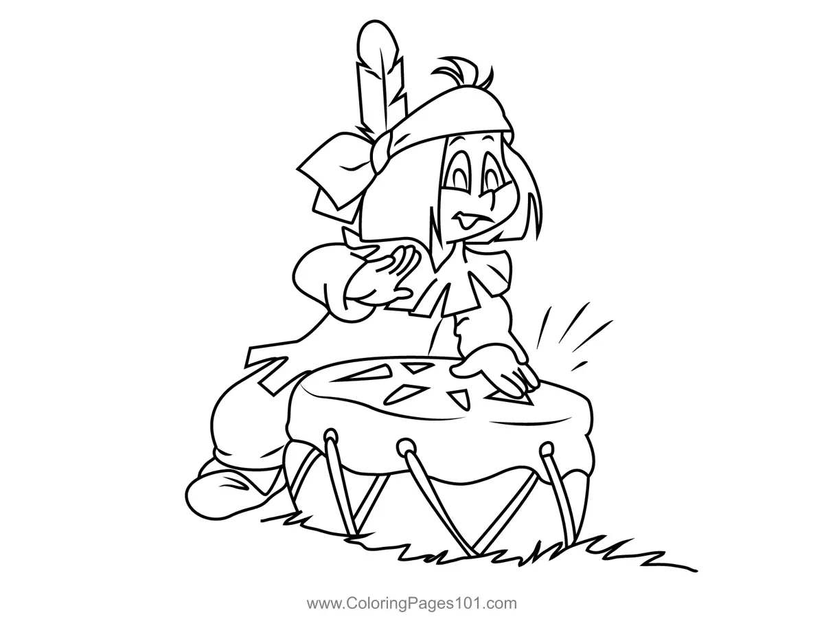 Yakari a Spectacular Journey Coloring Pages 11