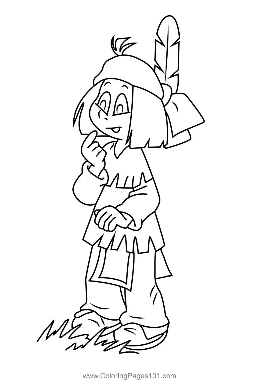 Yakari a Spectacular Journey Coloring Pages 3