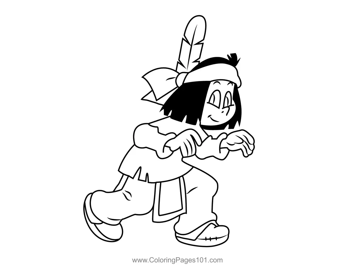 Yakari a Spectacular Journey Coloring Pages 4