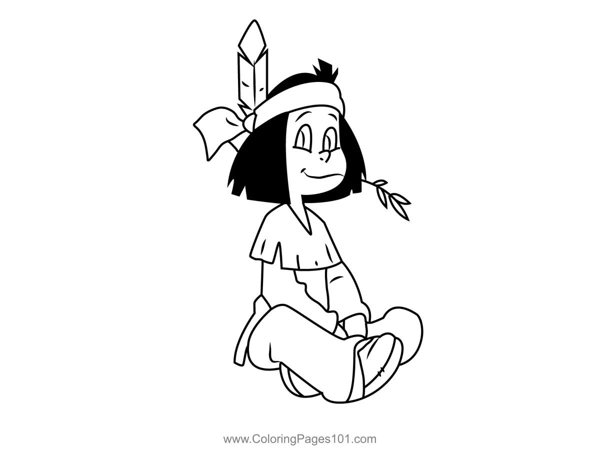 Yakari a Spectacular Journey Coloring Pages 8