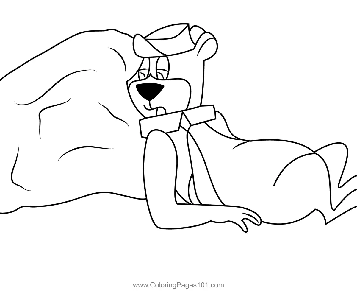 Yogi Bear Coloring Pages 2
