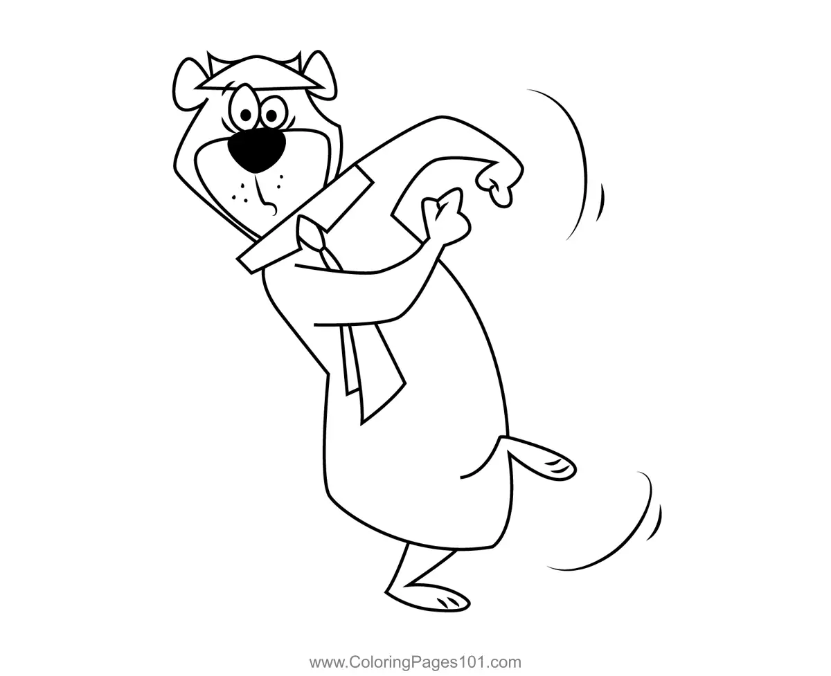 Yogi Bear Coloring Pages 6