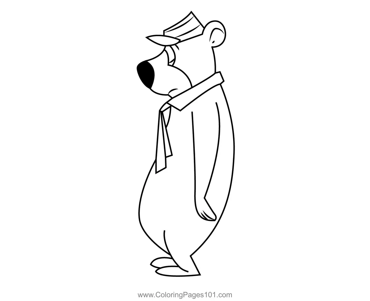 Yogi Bear Coloring Pages 9