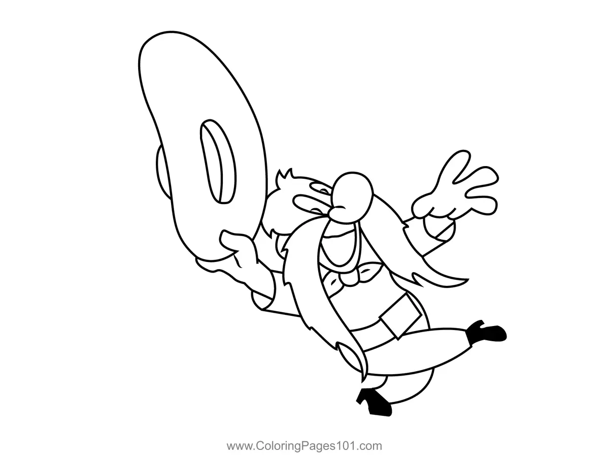 Yosemite Sam Coloring Pages 1