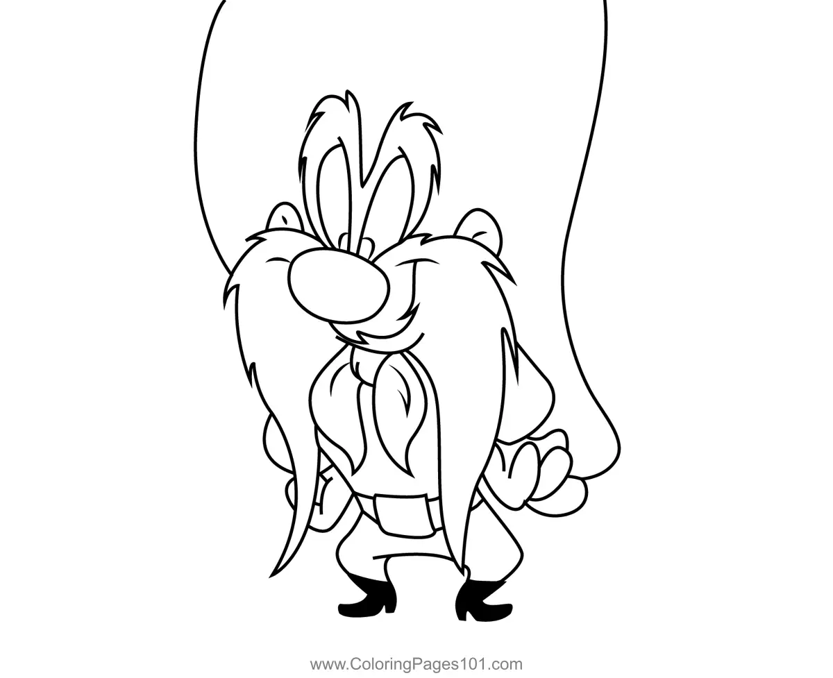 Yosemite Sam Coloring Pages 4