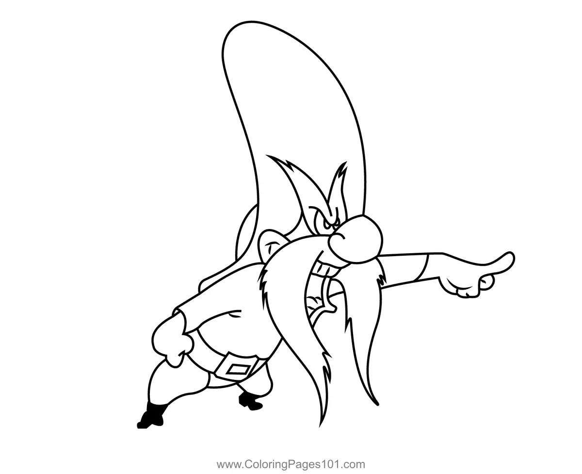 Yosemite Sam Coloring Pages 6