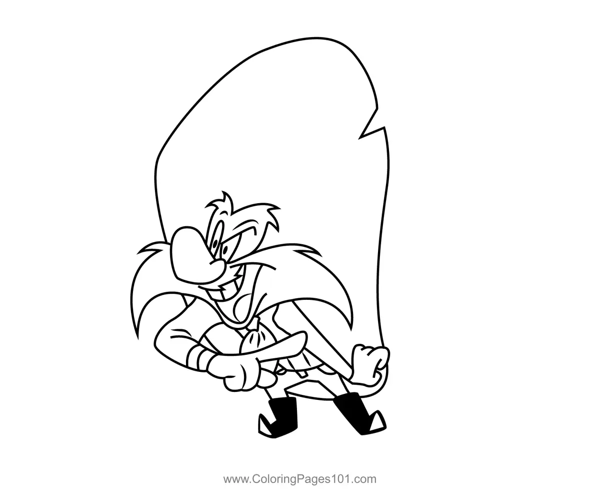 Yosemite Sam Coloring Pages 7