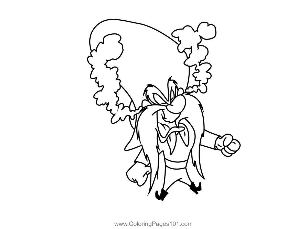 Yosemite Sam Coloring Pages 8