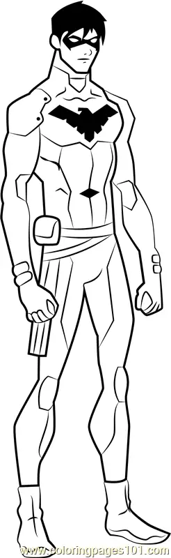 Young Justice Coloring Pages 10
