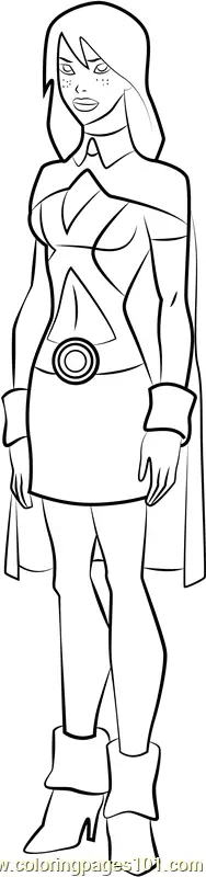 Young Justice Coloring Pages 11