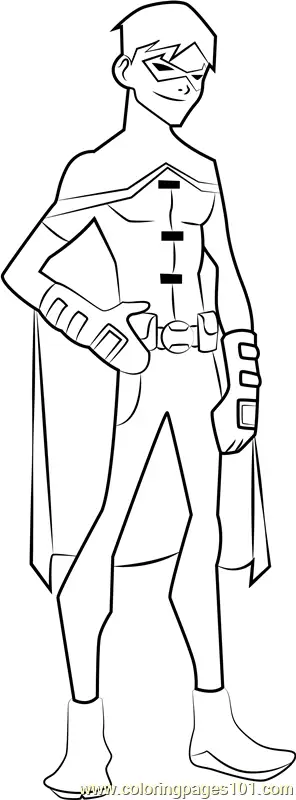 Young Justice Coloring Pages 8