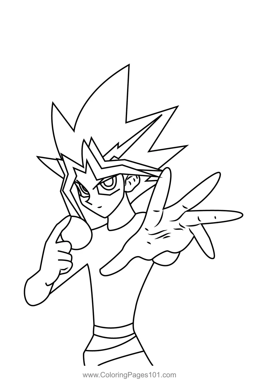 Yu-Gi-Oh Coloring Pages 1