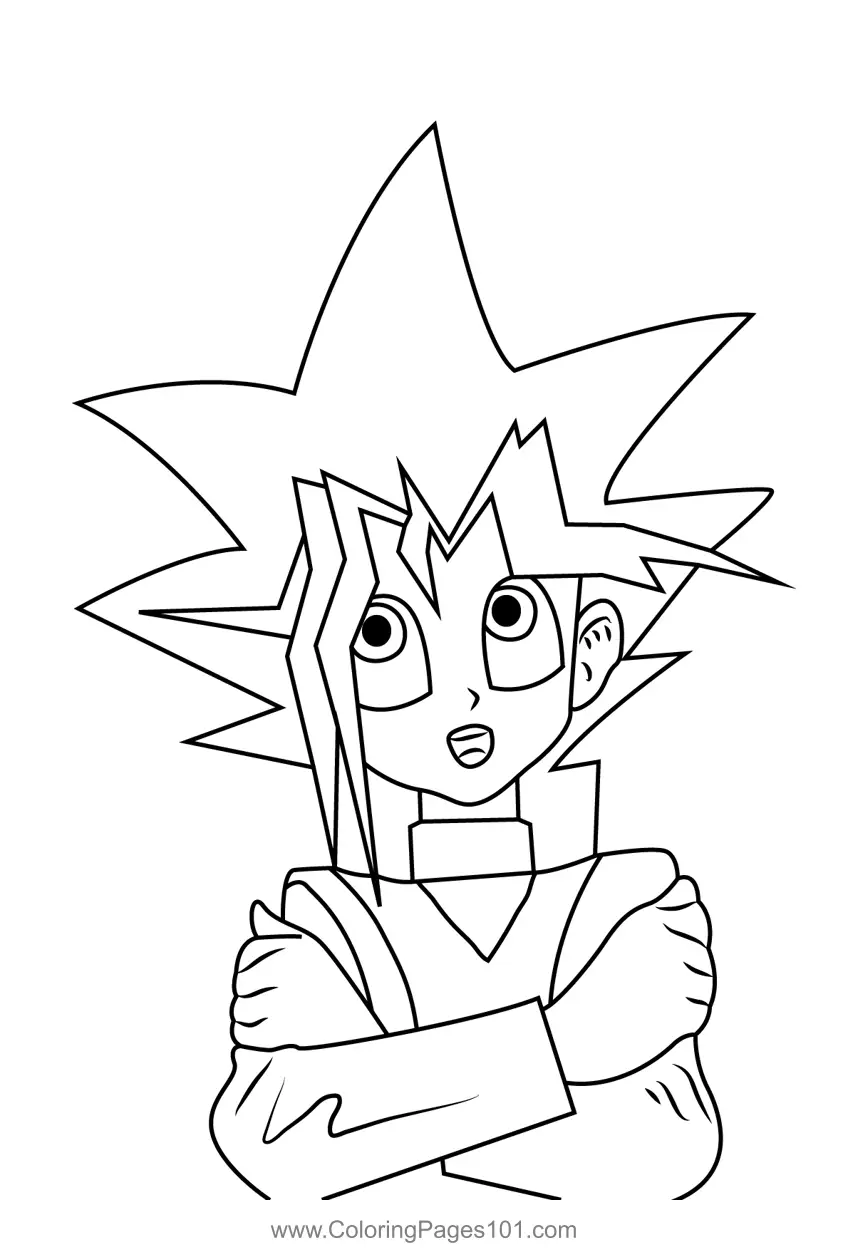 Yu-Gi-Oh Coloring Pages 4