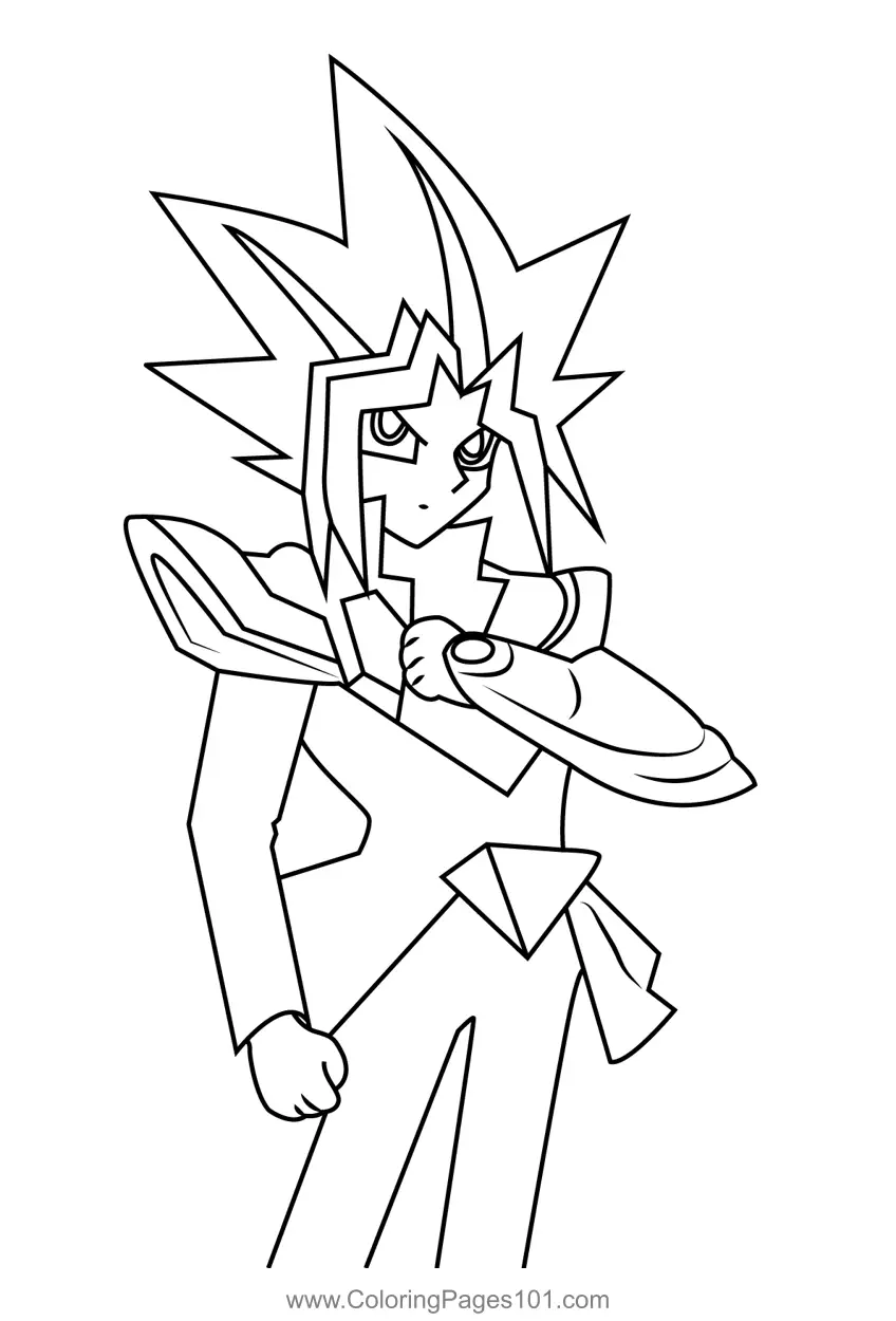 Yu-Gi-Oh Coloring Pages 8