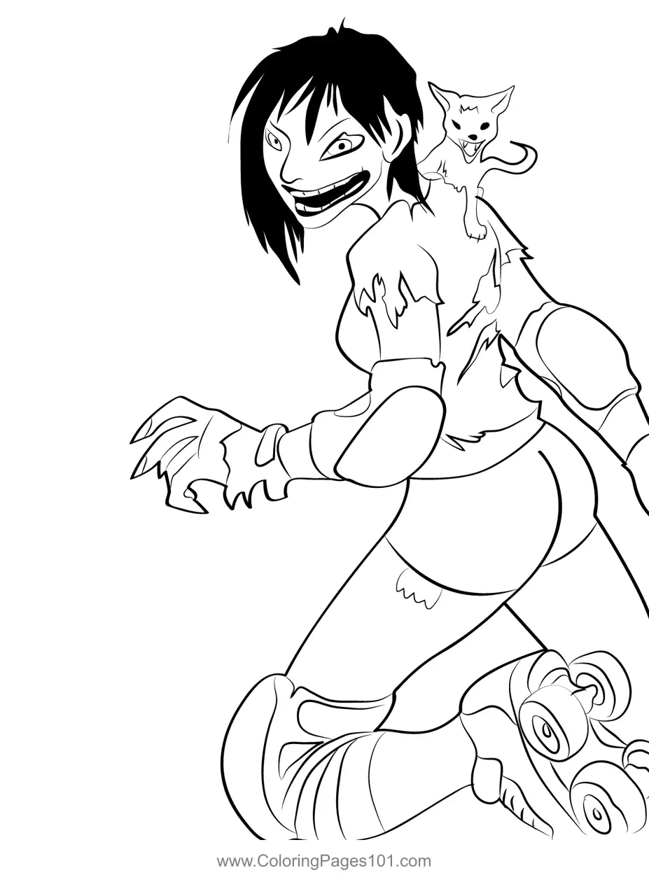 Zombies Coloring Pages 3