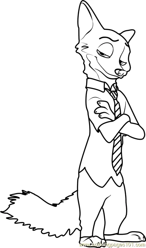 Zootopia Coloring Pages 2