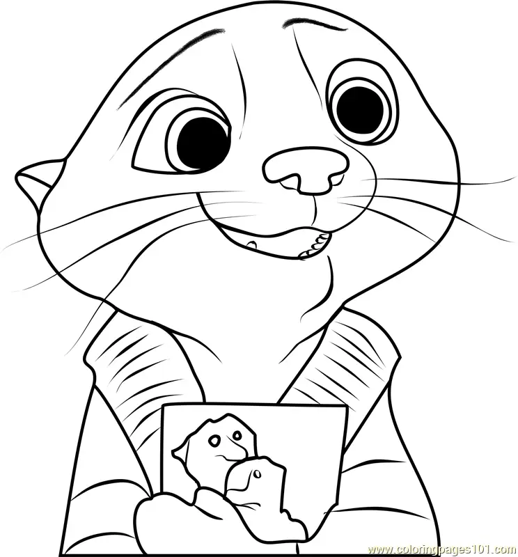 Zootopia Coloring Pages 4