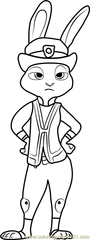 Zootopia Coloring Pages 6