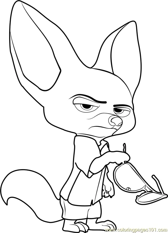 Zootopia Coloring Pages 9